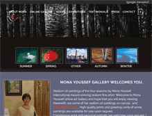 Tablet Screenshot of mona-gallery.com